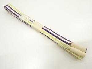 未使用品　正絹　無形文化財　道明製　手組帯締め